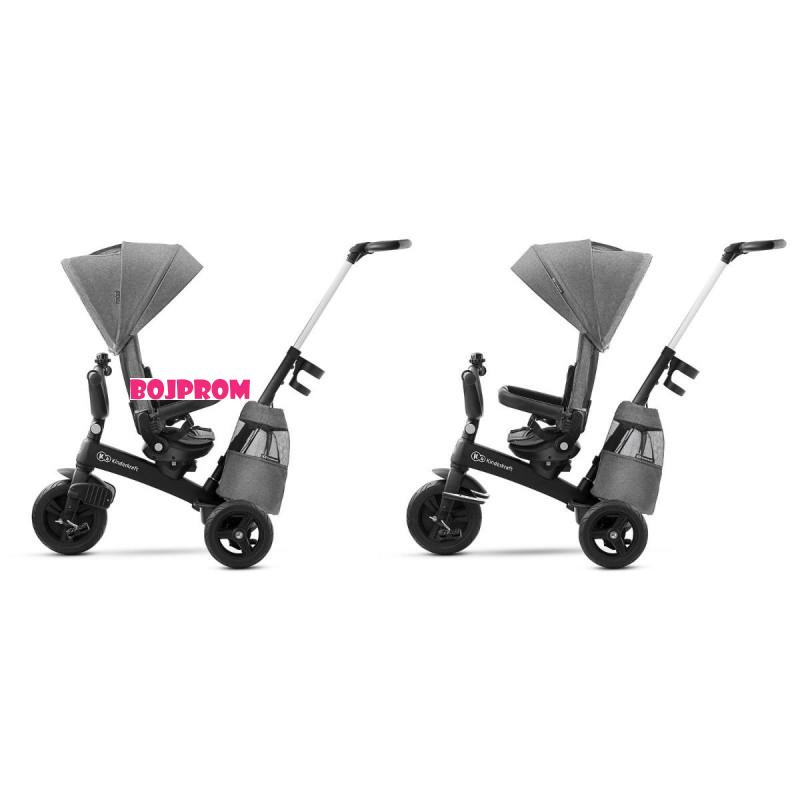 KINDERKRAFT TRICIKL EASYTWIST GREY 31778 