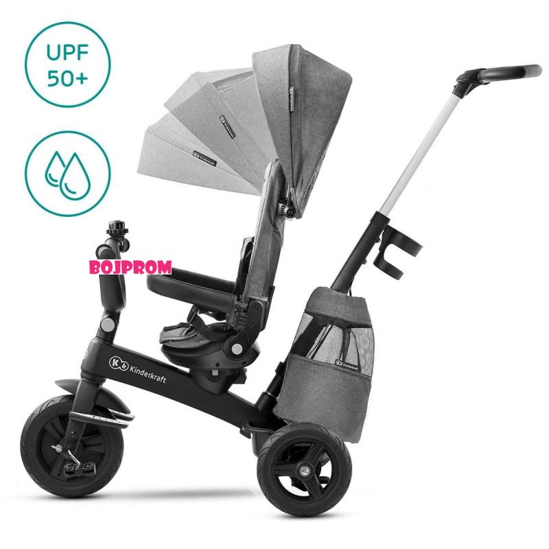 KINDERKRAFT TRICIKL EASYTWIST GREY 31778 