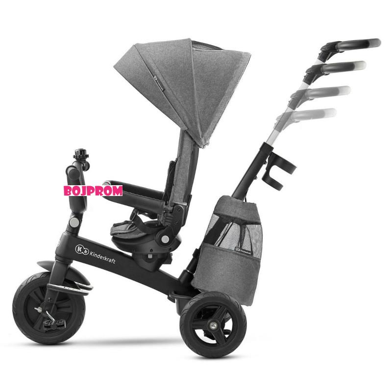 KINDERKRAFT TRICIKL EASYTWIST GREY 31778 