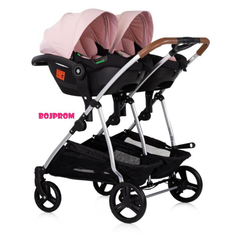 CHIPOLINO KOLICA DUO SMART PINK MARSHMELLOW KBDS02506PM 