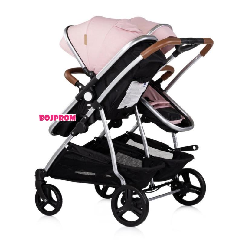 CHIPOLINO KOLICA DUO SMART PINK MARSHMELLOW KBDS02506PM 