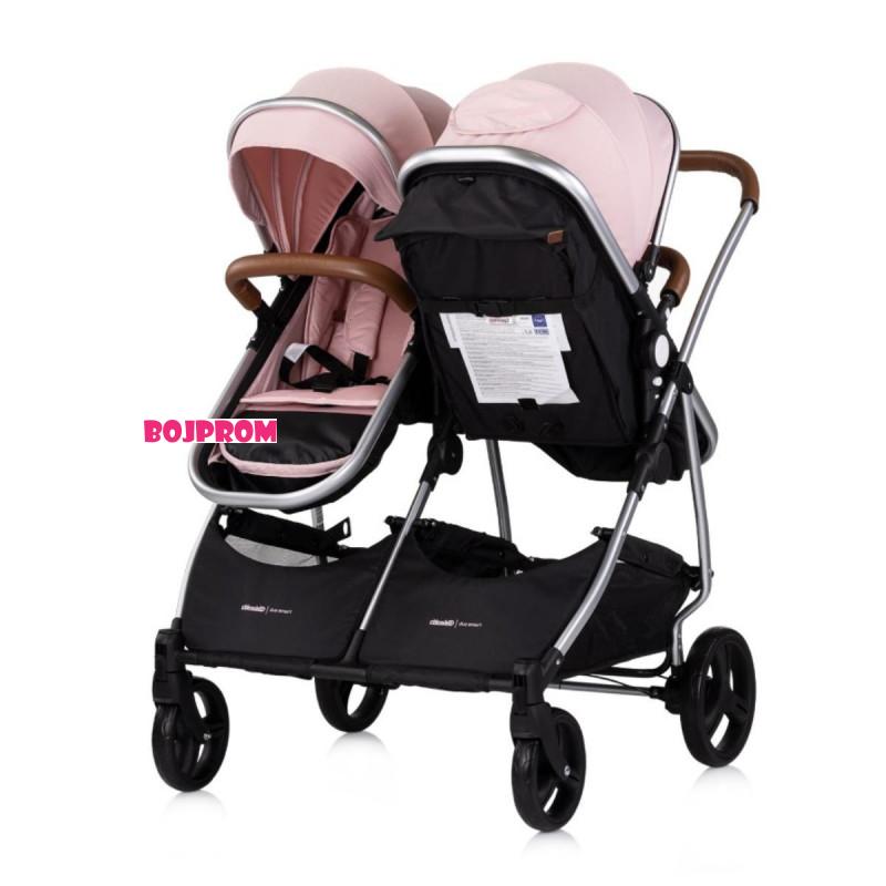 CHIPOLINO KOLICA DUO SMART PINK MARSHMELLOW KBDS02506PM 