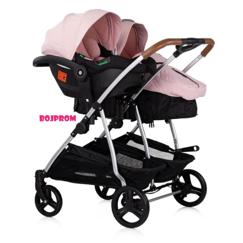 CHIPOLINO KOLICA DUO SMART PINK MARSHMELLOW KBDS02506PM 