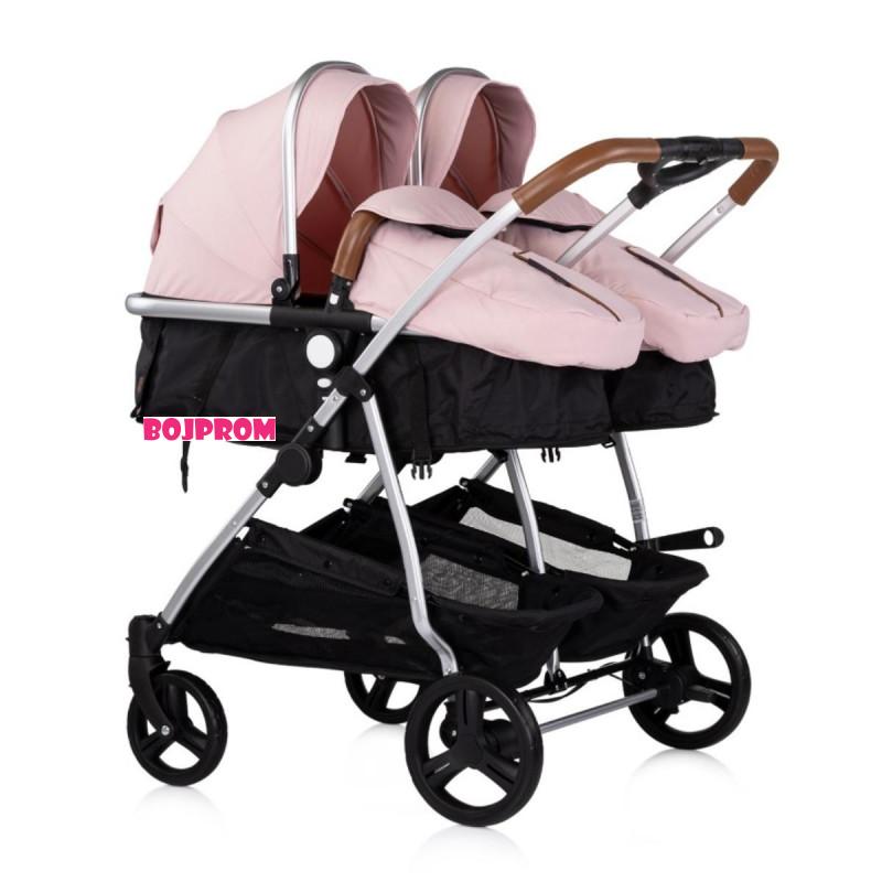 CHIPOLINO KOLICA DUO SMART PINK MARSHMELLOW KBDS02506PM 