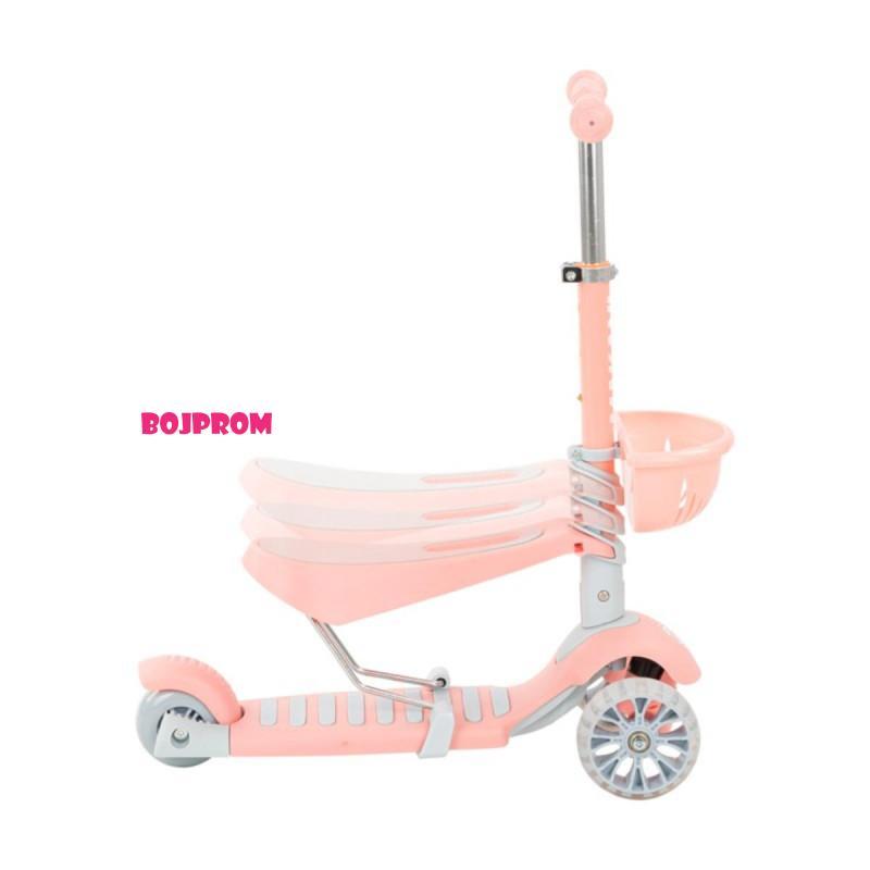 KIKKA BOO TROTINET/ROMOBIL BONBON 3U1 CANDY PINK 31006010094 