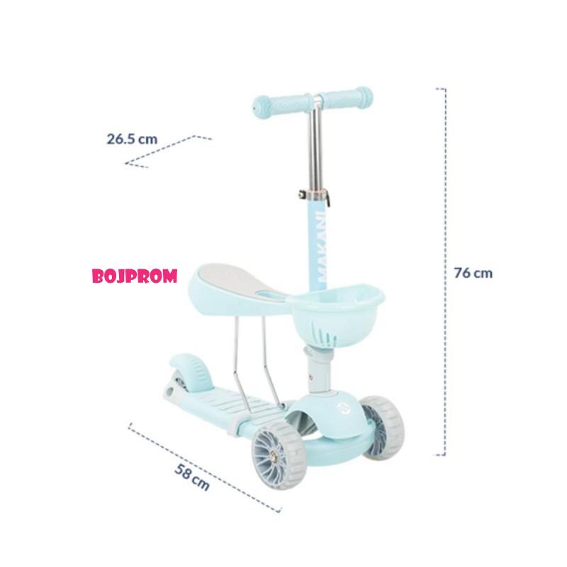 KIKKA BOO TROTINET/ROMOBIL BONBON 3U1 CANDY PINK 31006010094 