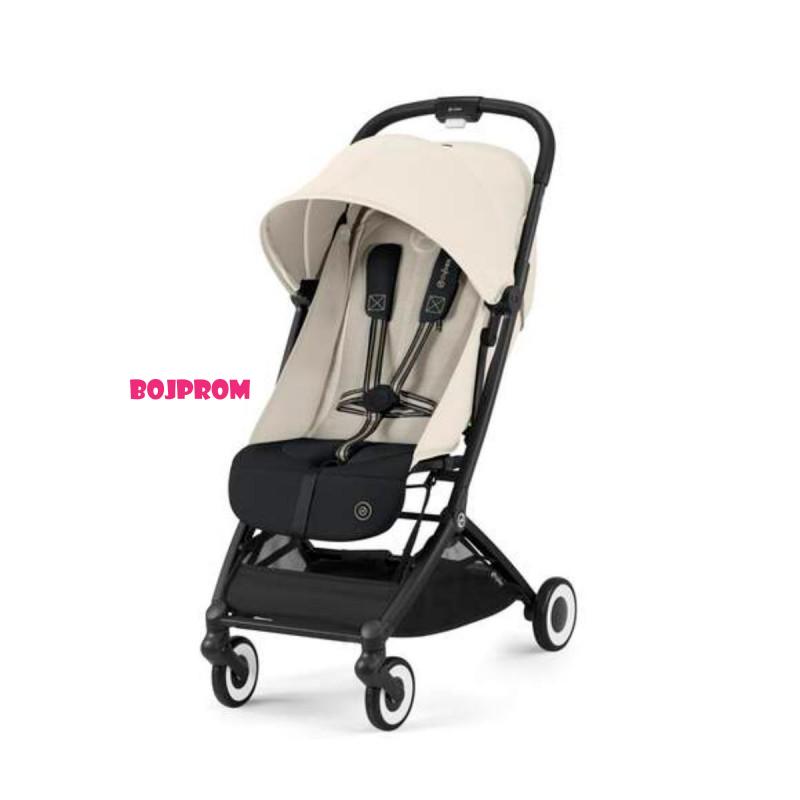CYBEX KOLICA ORFEO BLK CANVAS WHITE LIGHT BEIGE 524000355 