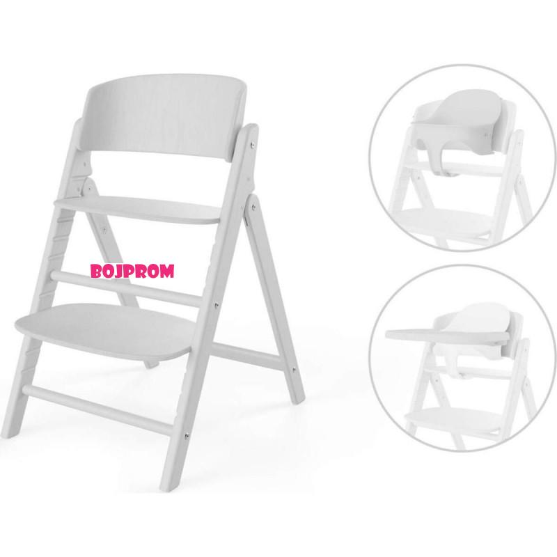 CYBEX STOLICA ZA HRANJENJE CLIC&FOLD 3IN1 BT ALL WHITE 524000809 