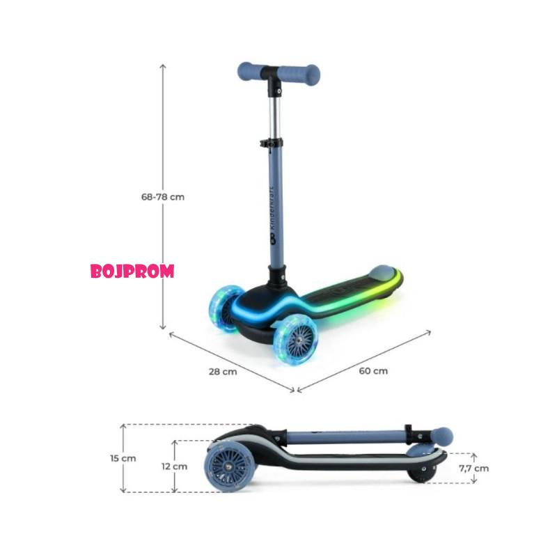 KINDERKRAFT TROTINET/ROMOBIL RAKET BLUE 48864 