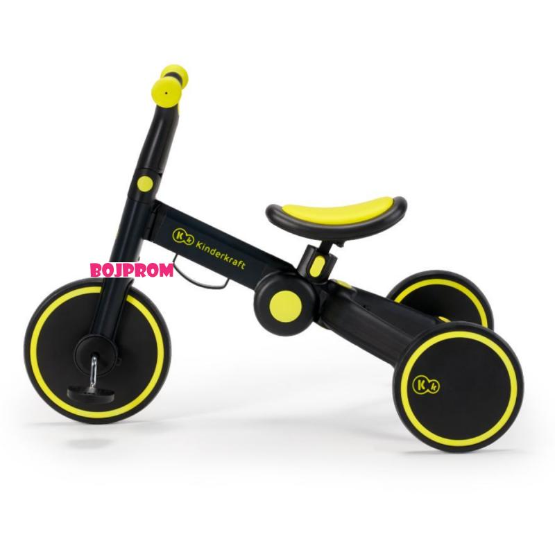 KINDERKRAFT TRICIKL 4TRIKE BLACK VOLT 31882 