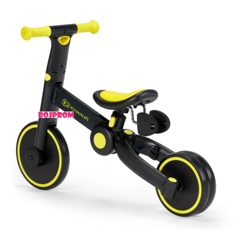 KINDERKRAFT TRICIKL 4TRIKE BLACK VOLT 31882 