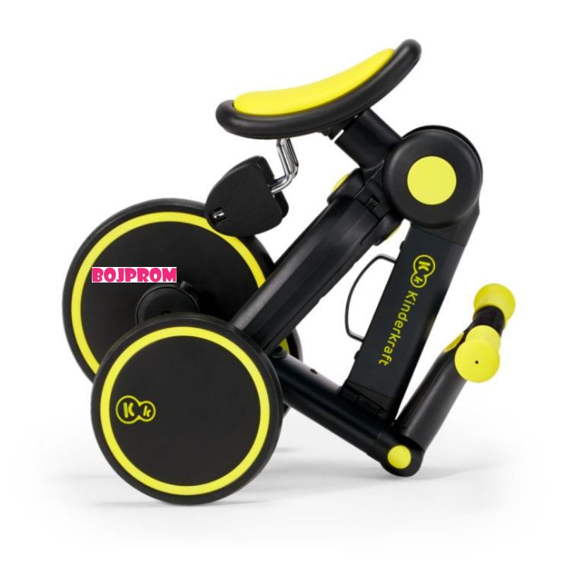 KINDERKRAFT TRICIKL 4TRIKE BLACK VOLT 31882 