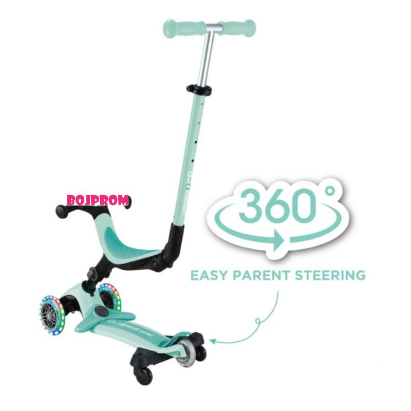 GLOBBER TROTINET GO UP ACTIVE LIGHTS 360 MINT NTGB0000749-206 