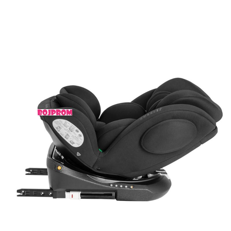 KIKKA BOO AUTOSJEDALICA I-FELIX I-SIZE BLACK 31002100035 
