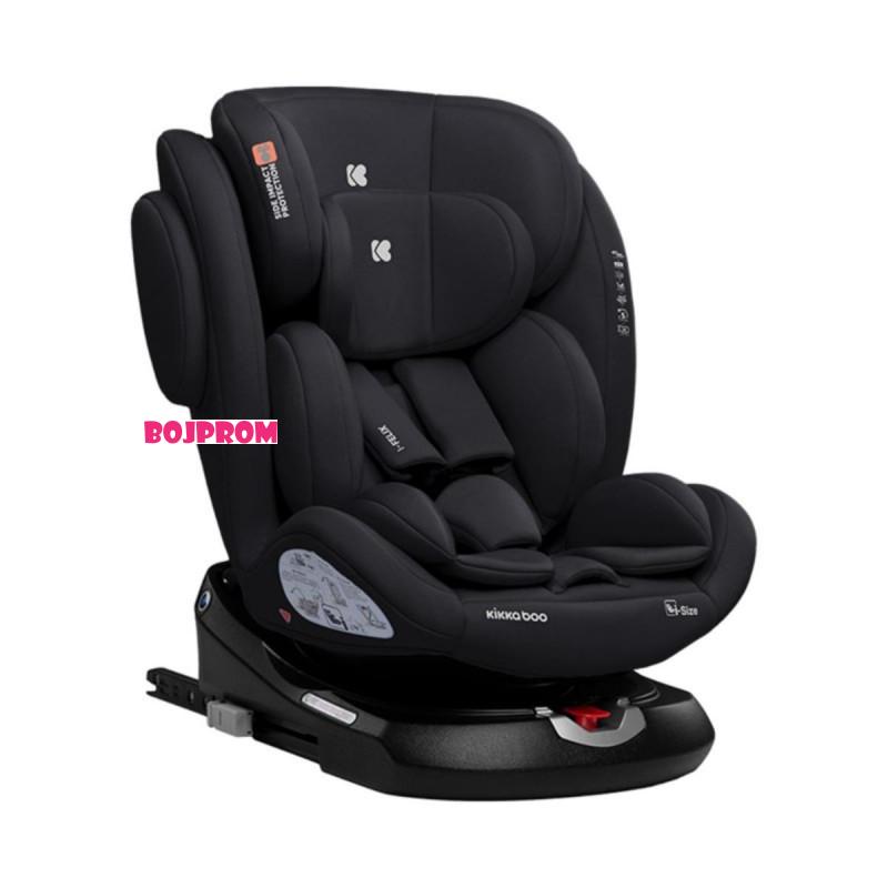KIKKA BOO AUTOSJEDALICA I-FELIX I-SIZE BLACK 31002100035 