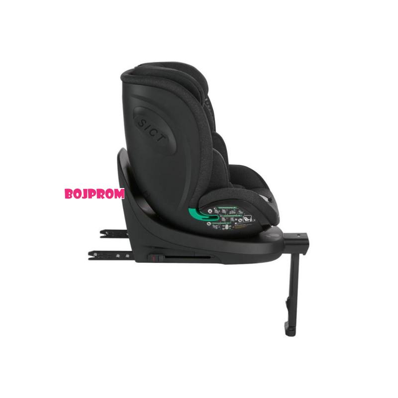 KIKKA BOO AUTOSJEDALICA I-TWIST I-SIZE BLACK 31002100044 