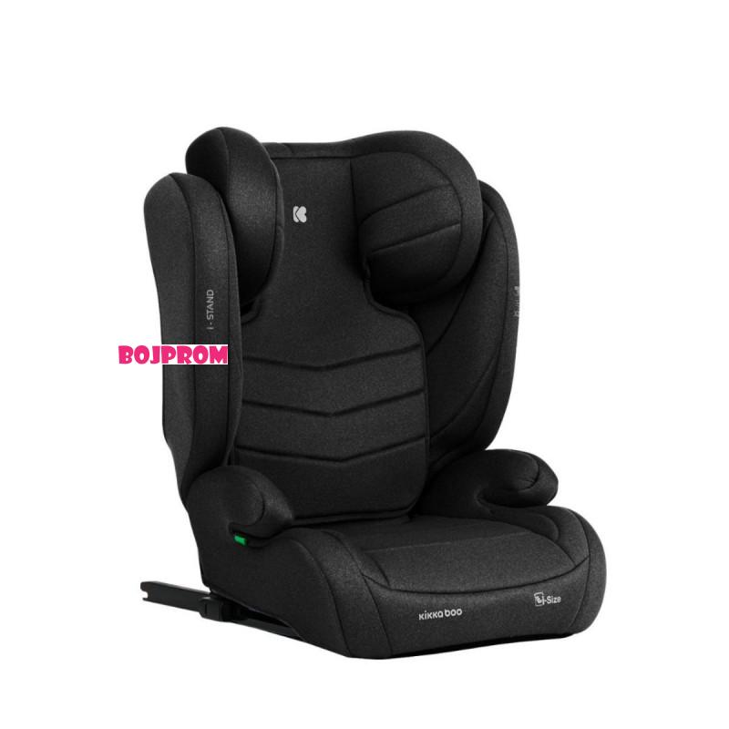 KIKKA BOO AUTOSJEDALICA I-STAND I-SIZE BLACK 41002150010 