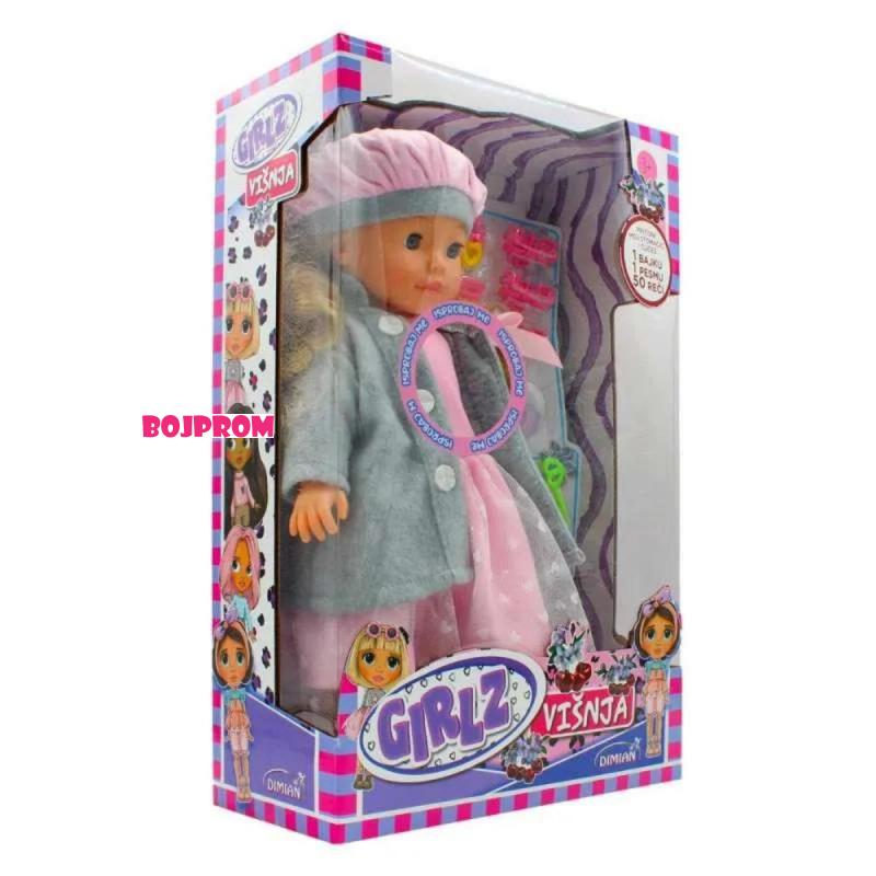 CROCO_TOYS DI1310SB BAMBOLINA VISNJA RIJECI PJESMICE I PRICE 27509 