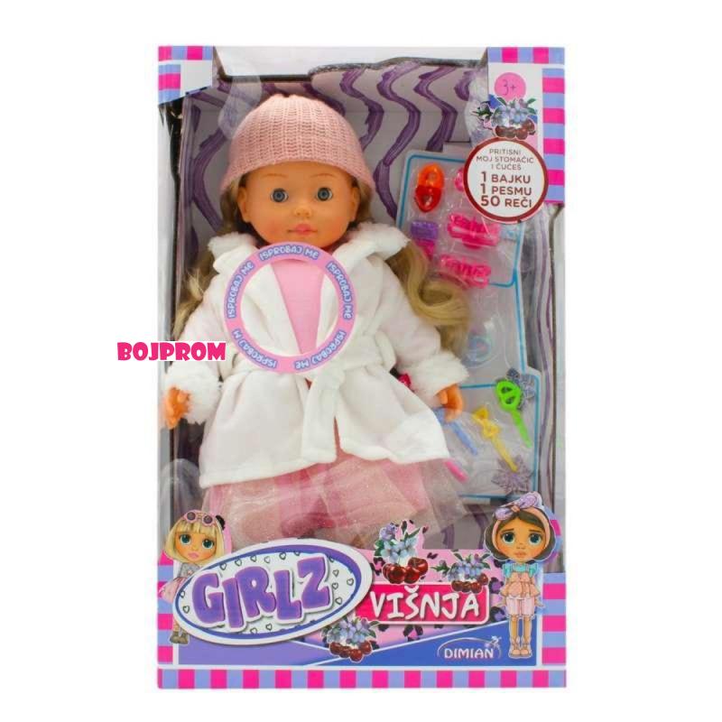 CROCO_TOYS DI1310SB BAMBOLINA VISNJA RIJECI PJESMICE I PRICE 27509 