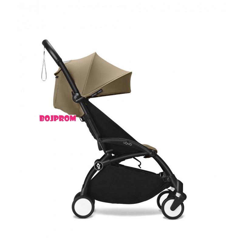 STOKKE YOYO3 SASIJA/KONSTRUKCIJA BLACK I SPORTSKO SJEDISTE 6+ COLOR PACK TOFFEE 