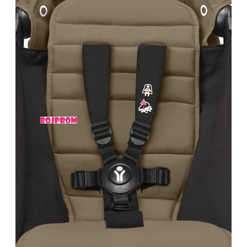 STOKKE YOYO3 SASIJA/KONSTRUKCIJA BLACK I SPORTSKO SJEDISTE 6+ COLOR PACK TOFFEE 