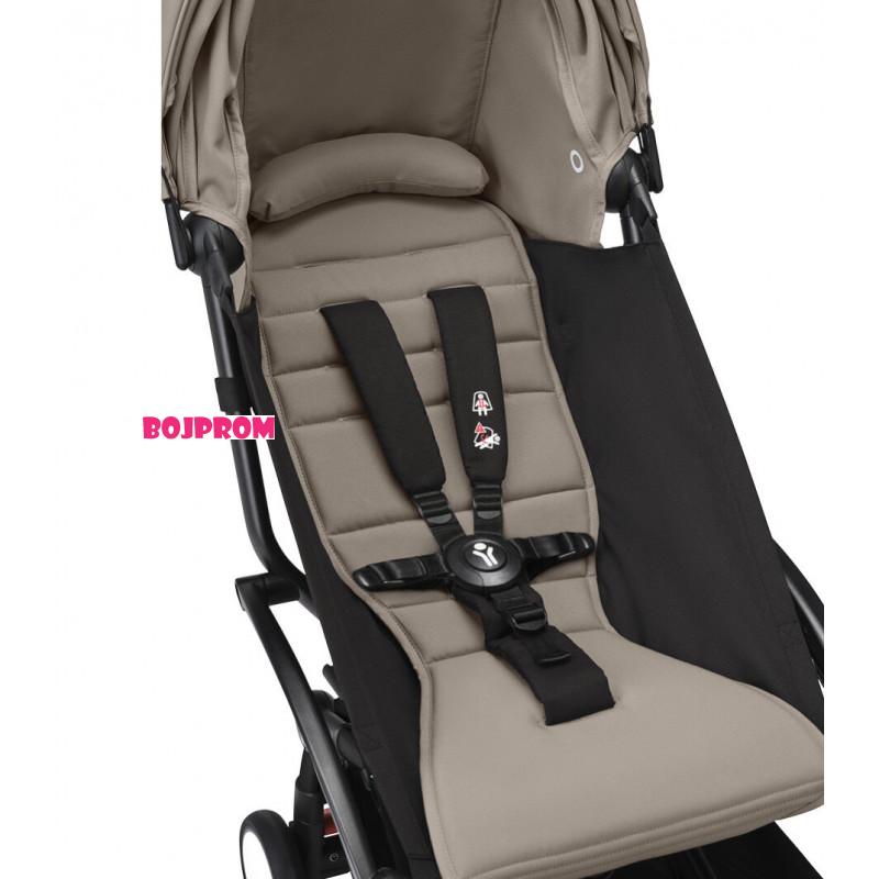 STOKKE YOYO3 SASIJA/KONSTRUKCIJA BLACK I SPORTSKO SJEDISTE 6+ COLOR PACK TAUPE 