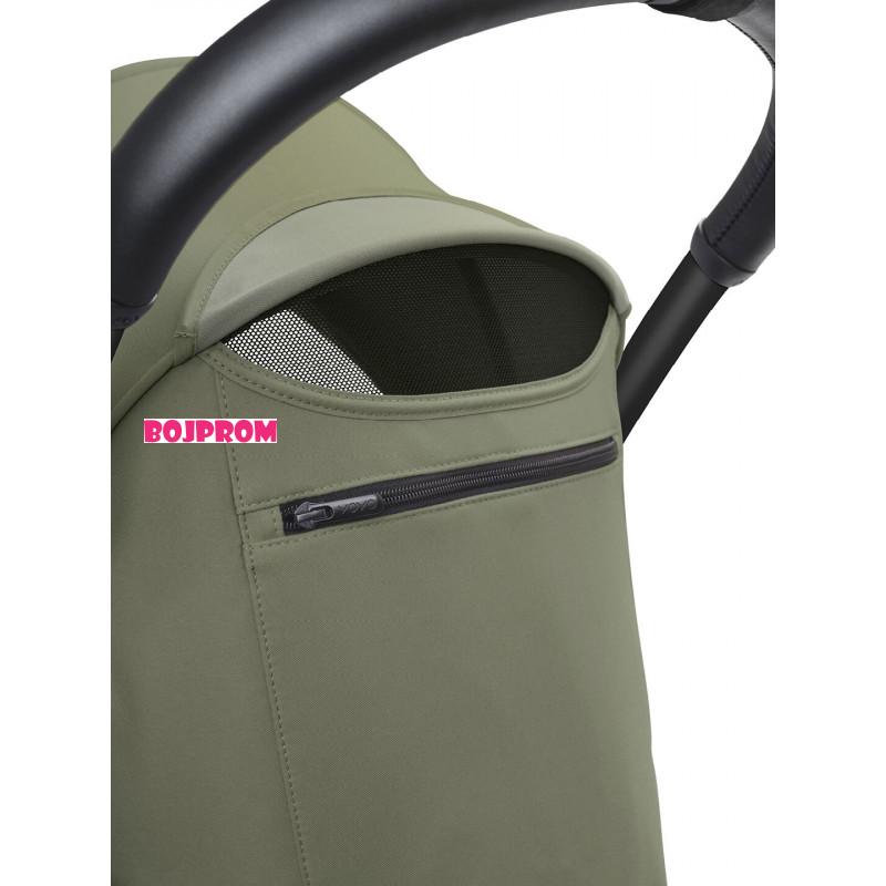 STOKKE YOYO3 SASIJA/KONSTRUKCIJA BLACK I SPORTSKO SJEDISTE 6+ COLOR PACK OLIVE 