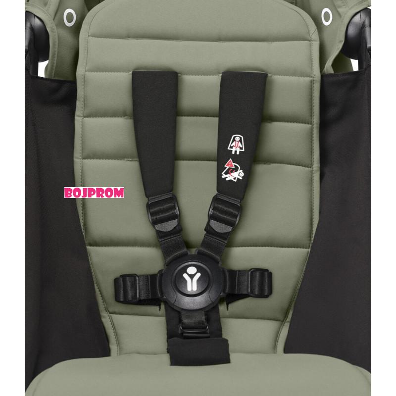 STOKKE YOYO3 SASIJA/KONSTRUKCIJA BLACK I SPORTSKO SJEDISTE 6+ COLOR PACK OLIVE 