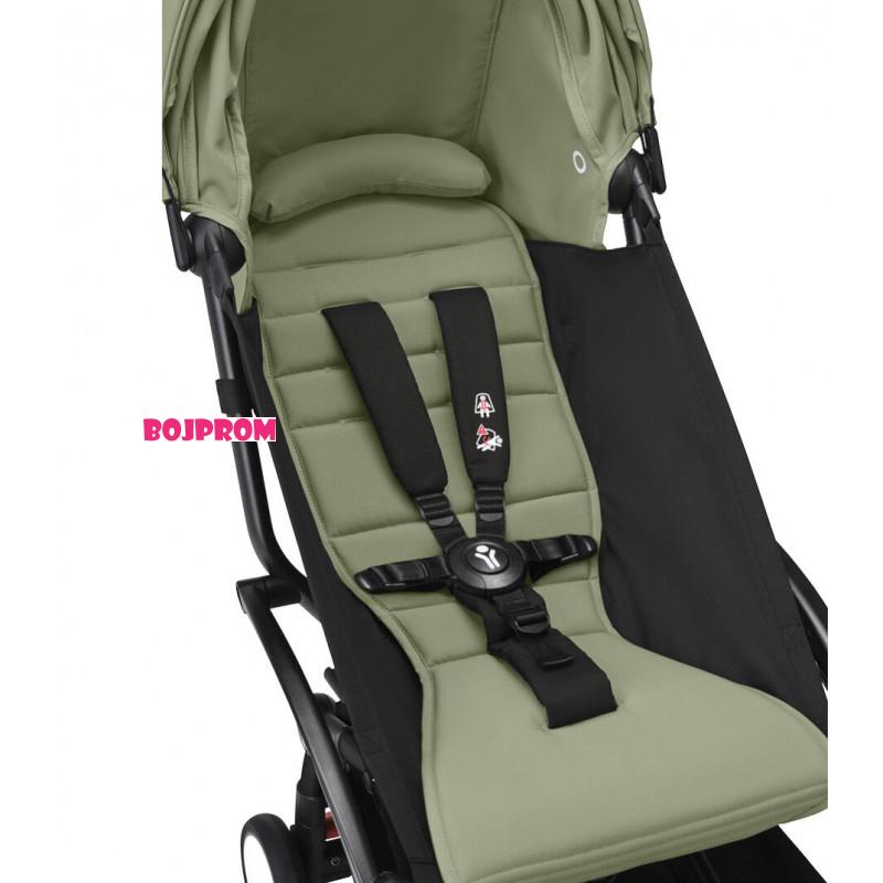 STOKKE YOYO3 SASIJA/KONSTRUKCIJA BLACK I SPORTSKO SJEDISTE 6+ COLOR PACK OLIVE 