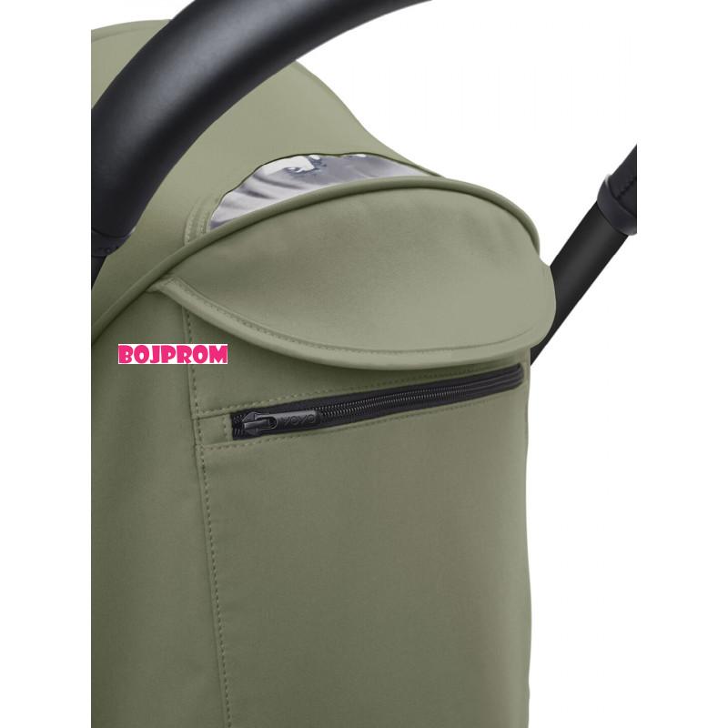 STOKKE YOYO3 SASIJA/KONSTRUKCIJA BLACK I SPORTSKO SJEDISTE 6+ COLOR PACK OLIVE 