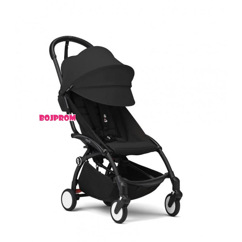 STOKKE YOYO3 SASIJA/KONSTRUKCIJA BLACK I SPORTSKO SJEDISTE 6+ COLOR PACK BLACK 