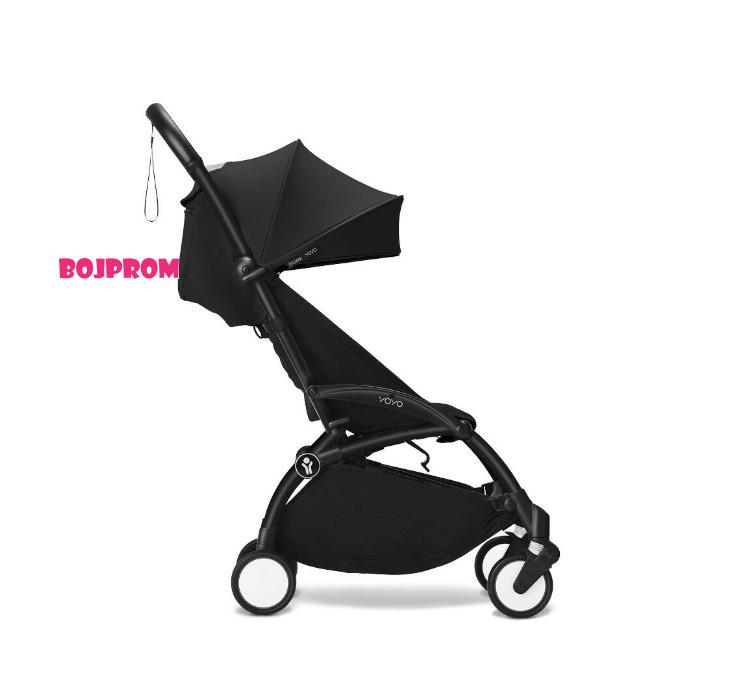 STOKKE YOYO3 SASIJA/KONSTRUKCIJA BLACK I SPORTSKO SJEDISTE 6+ COLOR PACK BLACK 