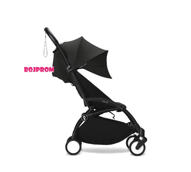 STOKKE YOYO3 SASIJA/KONSTRUKCIJA BLACK I SPORTSKO SJEDISTE 6+ COLOR PACK BLACK 