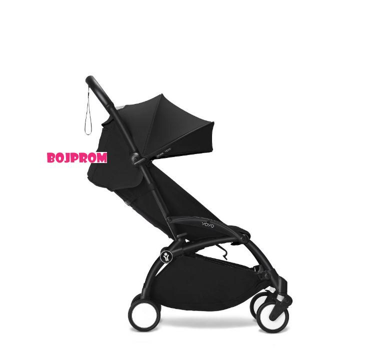 STOKKE YOYO3 SASIJA/KONSTRUKCIJA BLACK I SPORTSKO SJEDISTE 6+ COLOR PACK BLACK 