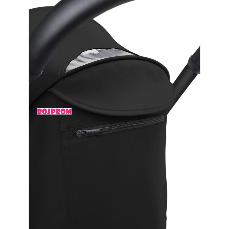 STOKKE YOYO3 SASIJA/KONSTRUKCIJA BLACK I SPORTSKO SJEDISTE 6+ COLOR PACK BLACK 