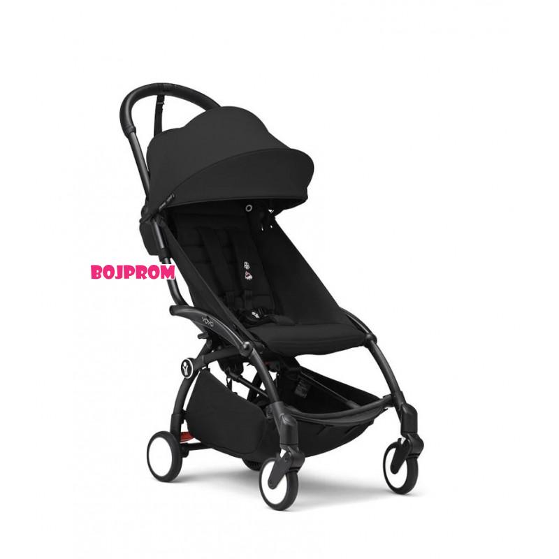 STOKKE YOYO3 SASIJA/KONSTRUKCIJA BLACK I SPORTSKO SJEDISTE 6+ COLOR PACK BLACK 