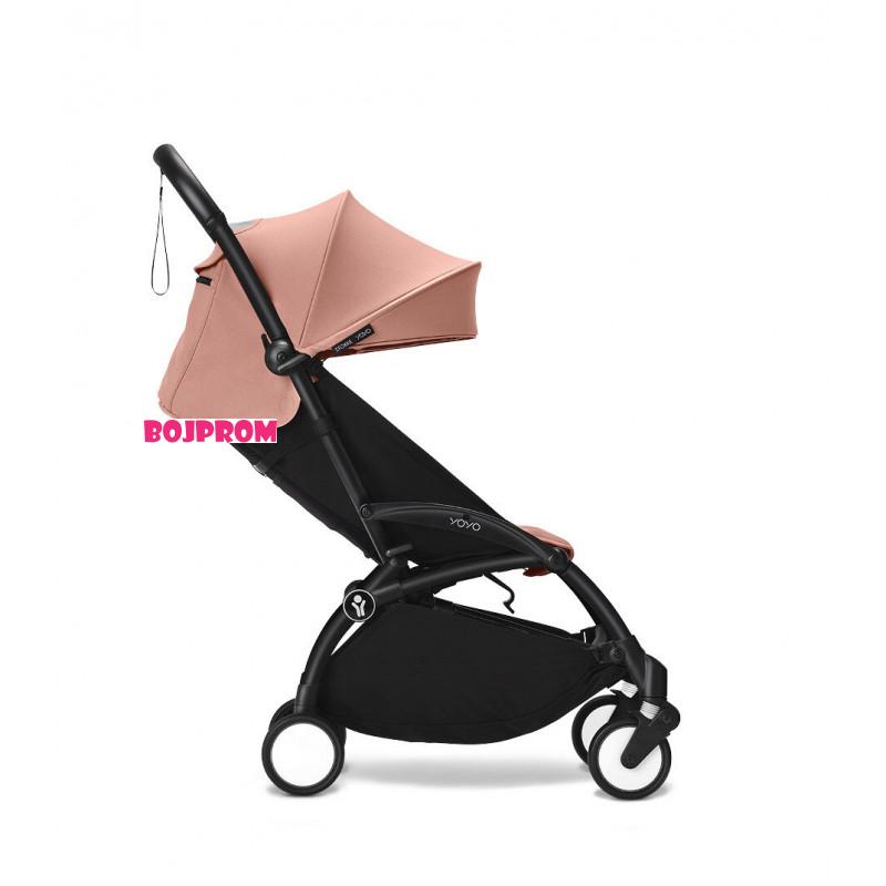 STOKKE YOYO3 SASIJA/KONSTRUKCIJA BLACK I SPORTSKO SJEDISTE 6+ COLOR PACK GINGER 