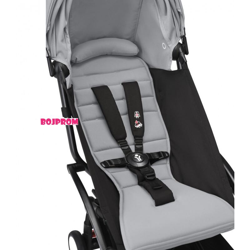 STOKKE YOYO3 SASIJA/KONSTRUKCIJA BLACK I SPORTSKO SJEDISTE 6+ COLOR PACK STONE 