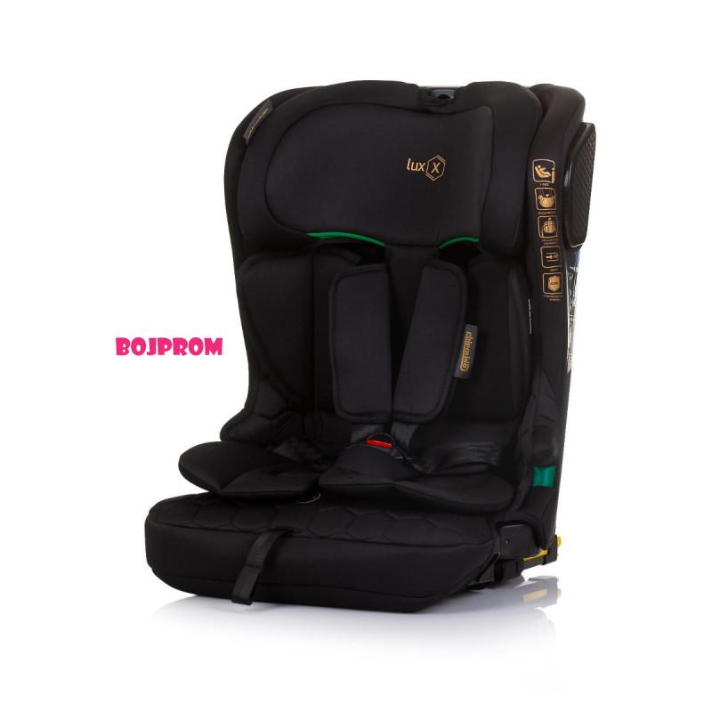 CHIPOLINO AUTOSJEDALICA ISOFIX LUX X OBSIDIAN STKLX0241OB 