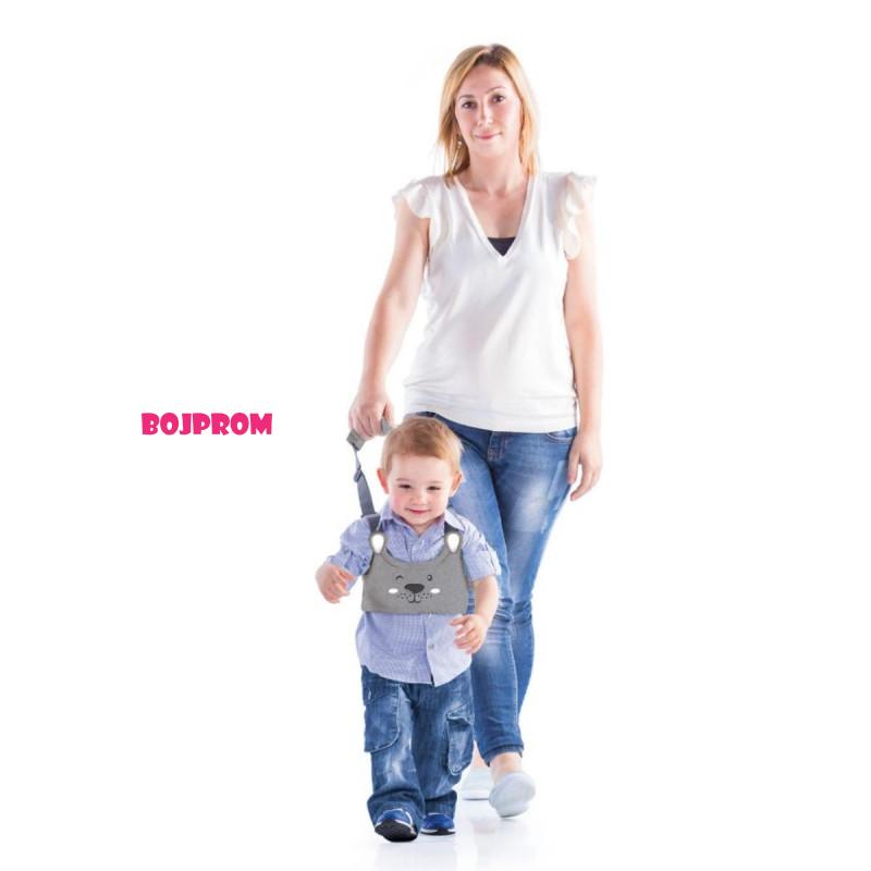 CHIPOLINO POJAS ZA PROHODAVANJE 1ST STEPS GRAPHITE LINEN KPRS02301GT