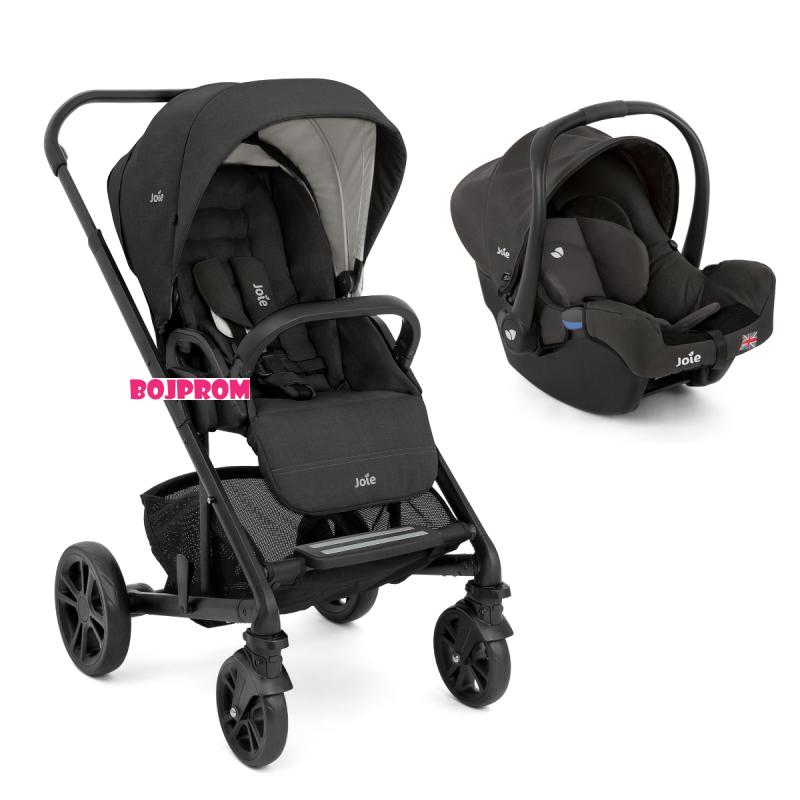 JOIE KOLICA CHROME SHALE 2U1 SA AUTOSJEDALICOM GEMM 