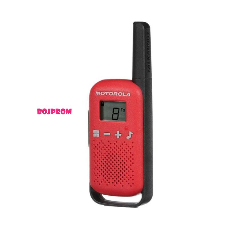 MOTOROLA RADIO STANICA WALKIE 2 KOMADA T42 RED 59T42REDPACK 