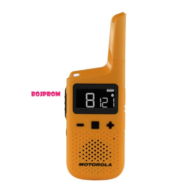 MOTOROLA RADIO STANICA WALKIE 2 KOMADA T72 ORANGE SA PUNJACEM 59T72BLUEPACK 
