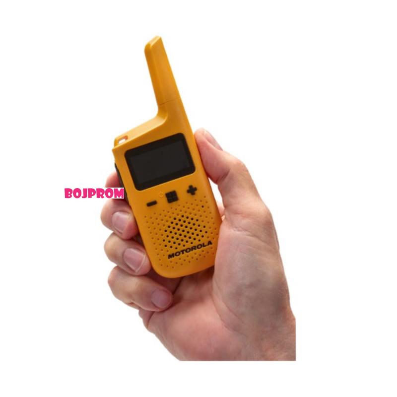 MOTOROLA RADIO STANICA WALKIE 2 KOMADA T72 ORANGE SA PUNJACEM 59T72BLUEPACK 
