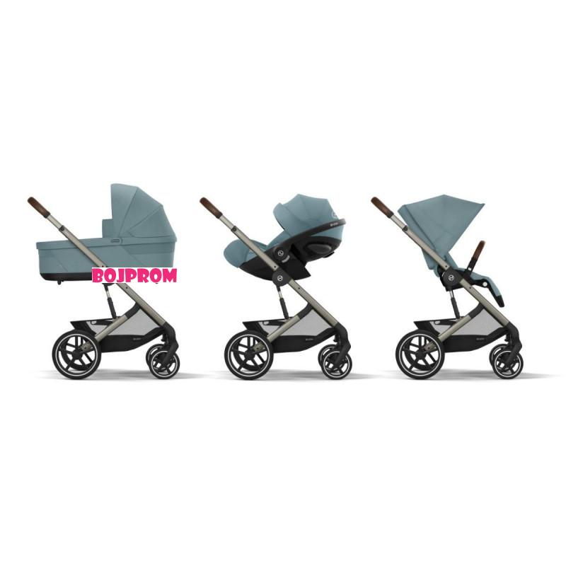 CYBEX KOLICA BALIOS 3U1 STORMY BLUE LIGHT I AUTOSJEDALICA CLOUD G I-SIZE PLUS 