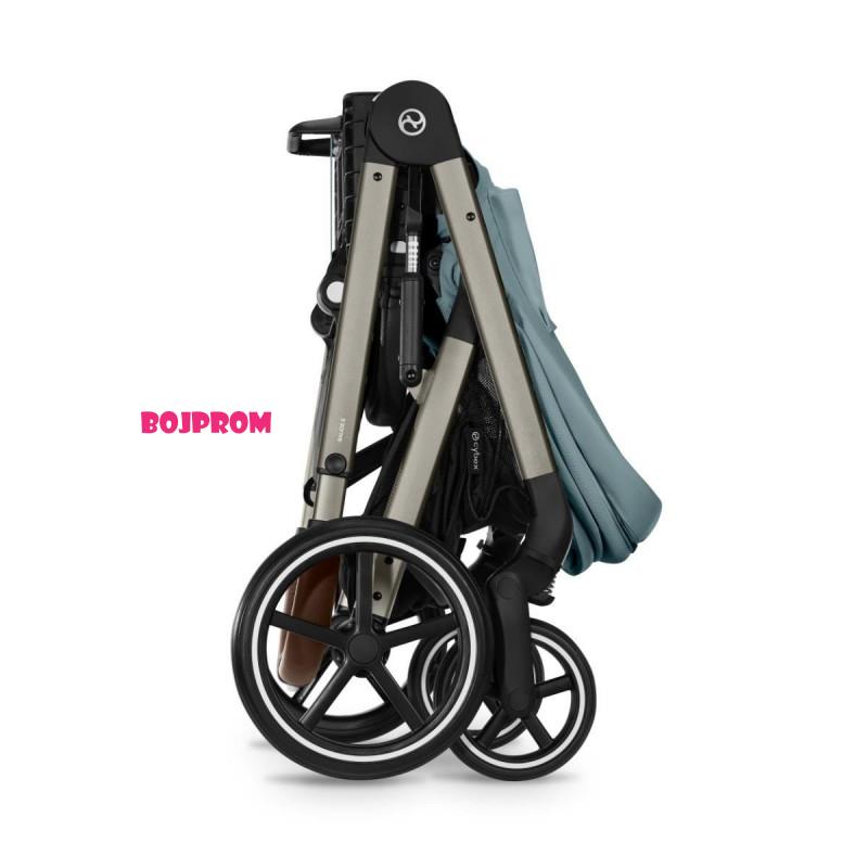 CYBEX KOLICA BALIOS 3U1 STORMY BLUE LIGHT I AUTOSJEDALICA CLOUD G I-SIZE PLUS 