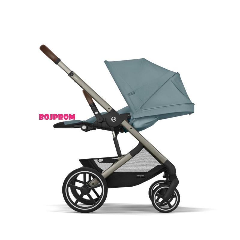 CYBEX KOLICA BALIOS 3U1 STORMY BLUE LIGHT I AUTOSJEDALICA CLOUD G I-SIZE PLUS 