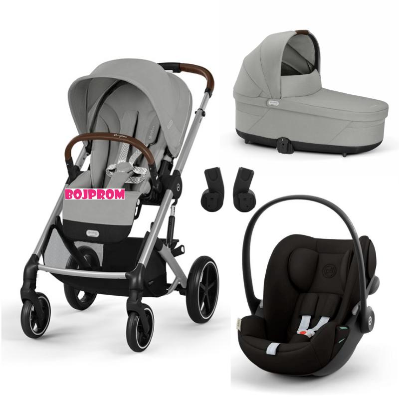 CYBEX BALIOS KOLICA LUX SLV 3U1 TS CLOUD G BA STONE GREY - ONE BOX - 524002519 