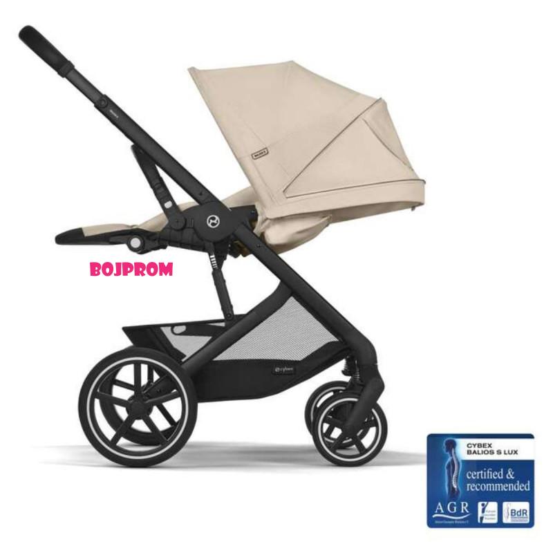 CYBEX BALIOS KOLICA LUX BLK 3U1 TS CLOUD G BA ALMOND BEIGE - ONE BOX 524002549 