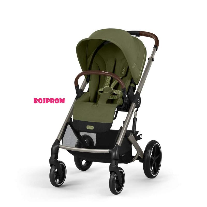 CYBEX BALIOS KOLICA 3U1 MOSS GREEN KHAKI SA SJEDALICOM CLOUD G I-SIZE PLUS MOON BLACK 